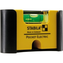 Stabila Mini-Wasserwaage + SB Karte Pocket Electric+Clip
