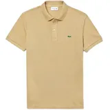 Lacoste Slim Fit Polo Shirt - Kurzarm - 100% Baumwolle - Beige - Größe XS