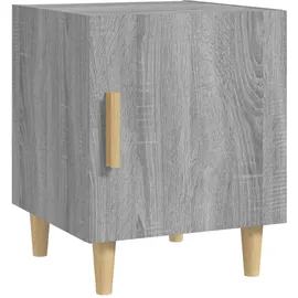 vidaXL Nachtschrank 40 x 40 x 50 cm Grau