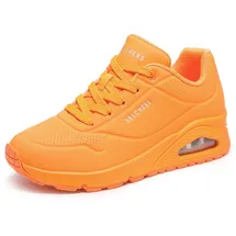 SKECHERS Uno Night Shades neon orange durabuck 41