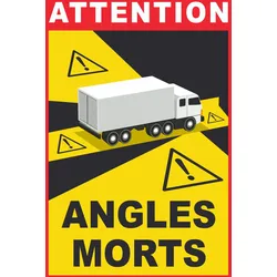 Angles Morts Schild A4 (210x297mm)
