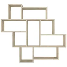 moebel17 Wandregal 115 x 103 x 15 cm Beige