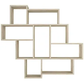 moebel17 Wandregal 115 x 103 x 15 cm Beige
