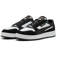 Puma Court Classic Street Suede Sneaker 01 white/black/gold 42.5