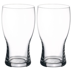 Villeroy & Boch Bierglas Purismo Beer, Kristallglas, klar L:9.2cm B:9.2cm H:16cm D:9.2cm Kristallglas weiß