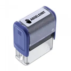 Lagertext Stempel Abgelehnt (Dormy Imprint 11) Textstempel