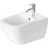 Duravit Happy D.2 Wand-Bidet Weiß WG mit Überlauf + 1 Hahnloch Durafix