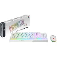 MSI VIGOR GK30 COMBO WHITE Tastatur Maus enthalten USB QWERTY Weiß
