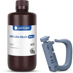 Anycubic ABS-Like Resin Pro 2, Gewicht: 1 kg, Farbe: Grau