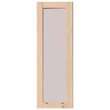 Karibu Fenster für 38 mm Wandstärke Feststehend Naturbelassen 60 x 169,5 cm