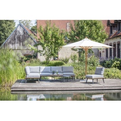 Niehoff Set Loungesystem Serra I - Das Set besteht aus: Loungesystem Serra 1 x 3-Sitzer, 1 x 2-Sitzer, 1 x Eckmo...