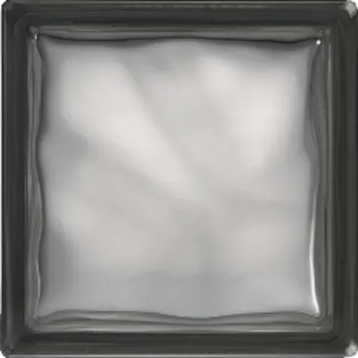 Glassblocks Glasbaustein grey 19x19x8 cm glanz 1908WGREY