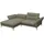 flexlux Ecksofa Salino, Funktionssofa mit Recamiere, Relaxsofa, Ecksofa, Sofa mit Arm- und Kopfteil-Verstellungen, Kaltschaum & Stahl-Wellen grün