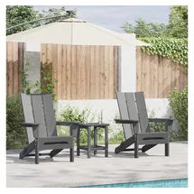 teenpull Gartenstuhl 3 St. 80,5 x 74,5 x 92 cm grau