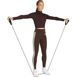 adidas Workout Essentials Knit Reißverschlusspullover Herren Aurora Coffee XS