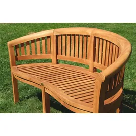ASS Altenburger Bananenbank 161 x 63 x 85 cm Braun