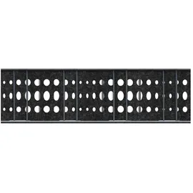 zaun|zu® Sichtschutzstreifen 260 x 20 cm Schwarzgrau Vlies