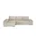 Switch Eckcouch Flachgewebe 3-Sitzer Beige
