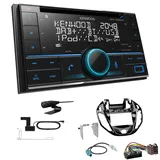 Kenwood DPX-7300DAB Autoradio Bluetooth DAB+ für Ford B-Max ab 2012 piano black