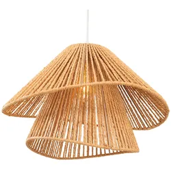 Stylische Hängeleuchte Amalfi  im Boho-Stil - Natural
