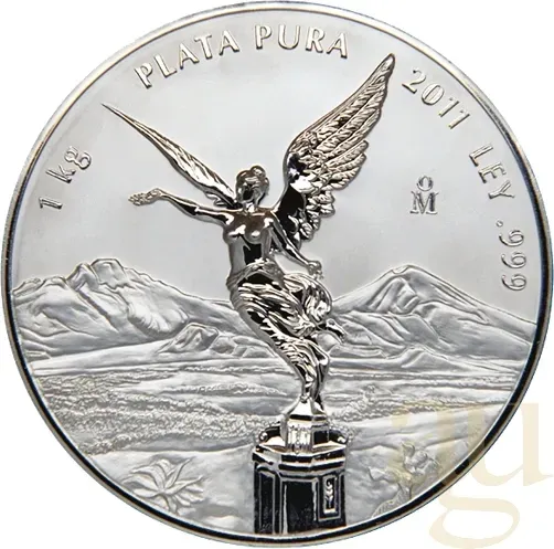 1 Kilogramm Silbermünze Mexiko Libertad 2011
