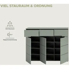 xonox.home Canu 120 x 94 x 37 cm basalt grau / smoke green