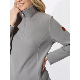 Classic Basics Fleeceshirt Sweatshirt Grau 44