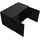 Badplaats WASCHBECKENUNTERSCHRANK Orlando 2 Türe Schwarz Matt - 80 x 47 x 61 cm