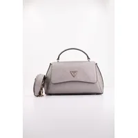 GUESS Kurzgriff Tasche Eco Gloriana 2 Comp Th Flap pewter