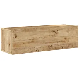 [en.casa] Lapinlahti TV-Lowboard 100 x 29,5 x 31,5 cm Beige Holz