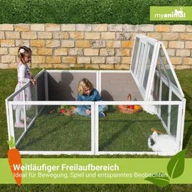 My Animal Freilaufgehege MH-06  XXL 70 x 70 x 80 cm Grau