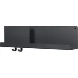 Muuto Folded Wandregal 63 x 16,5 cm Schwarz