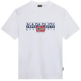 Napapijri T-Shirt S-aylmer - Weiß,Dunkelblau,Dunkelrot - XXL