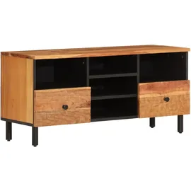 vidaXL TV-Schrank 100x33x46 cm Braun Massivholz