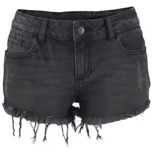 Buffalo Jeanshotpants Damen schwarz-washed Gr.34