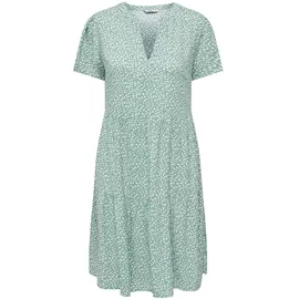 Only Sommerkleid Grün/Weiß 36