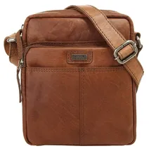 Spikes & Sparrow Umhängetasche Leder 18 cm brandy