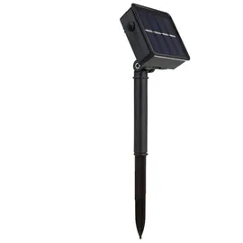 Maclean Brackets Solar LED Eiszapfen Lichterkette 144 LED 8x 30cm 2,4m RGB IP44