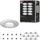 Paulmann Einbauleuchte 10er-Pack rund 90mm GU10 max. 10x10W 230V dimmbar Chrom matt