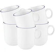 SELTMANN WEIDEN Henkelbecher 0,25 l Blau 6 St.