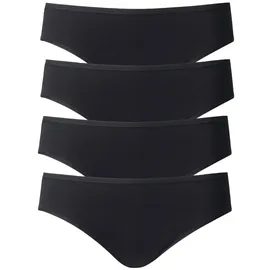 CALIDA Damen Slip 4er Pack Benefit Women 4P schwarz
