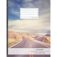 CreateSpace NOTENHEFT DIN A4 • 48 Seiten, 24 Blatt, 12 Systeme, „Success“ • Original #GoodMemos Schulheft • Mit Inhaltsverzeichnis und Seitenzahlen, Noten-Lineatur 14