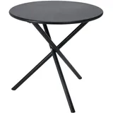 Mojawo Beistelltisch Ø 48 x 48 cm Schwarz