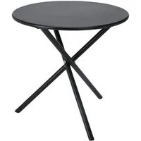 Mojawo Beistelltisch Ø 48 x 48 cm Schwarz