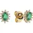 Christ Ohrstecker 89192359 Gelbgold 585 Smaragd grün