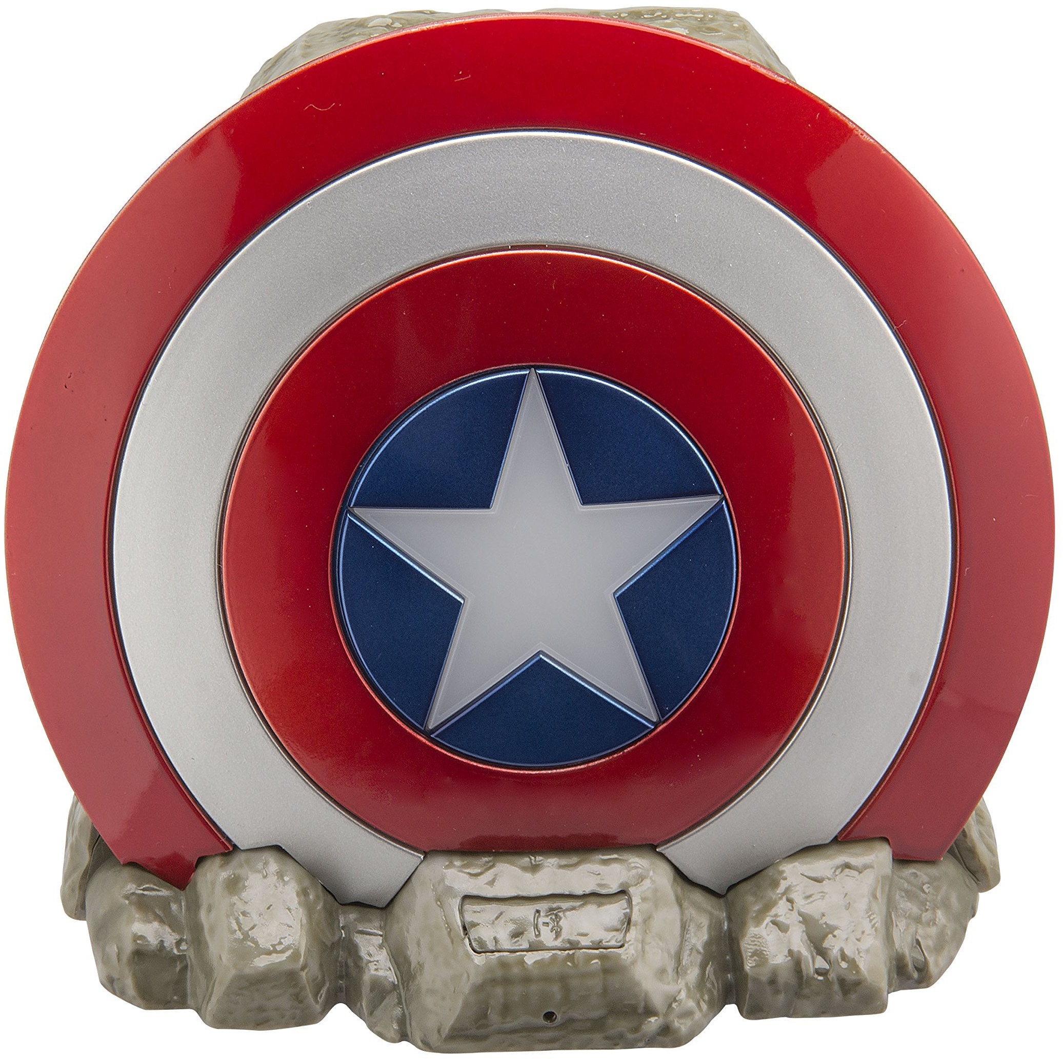 ekids Vi-B72CA Marvel Captain America Schild Bluetooth Wireless Lautsprecher tragbar rot/weiß