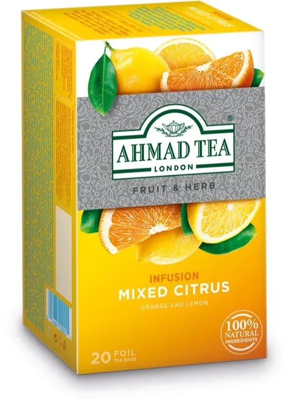 Ahmad Tea Mixed Citrus Früchtetee Geschmack Mixed Citrus 20x2 g