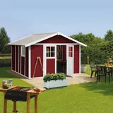 Grosfillex Deco 11 3,55 x 3,15 m rot/weiß