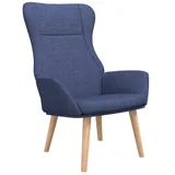 vidaXL Relaxsessel Blau Stoff