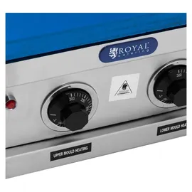 Royal Catering Waffeleisen für Eiswaffeln Blau